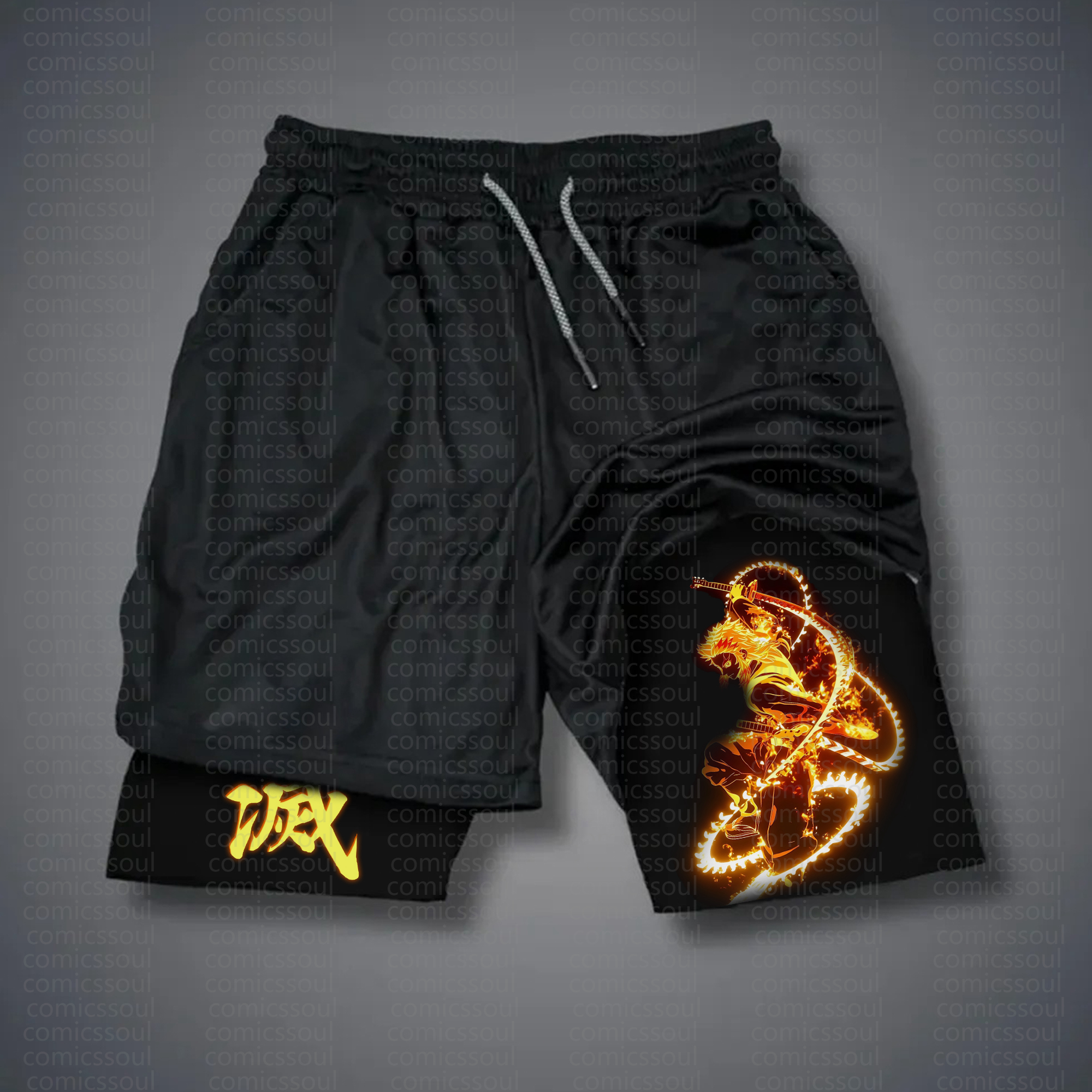 Unisex Casual Anime Streetwear Shorts 丨Demon Slayer