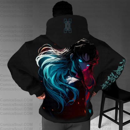 Unisex Anime Graphic Streetwear Vintage Hoodie| KNY