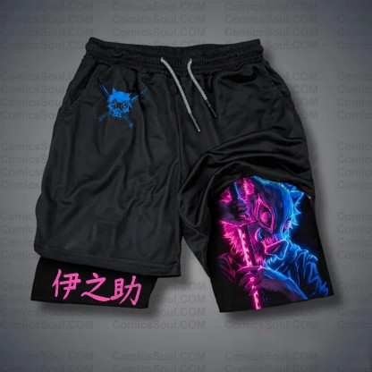 Unisex “ Demon slayer” Casual Streetwear Shorts