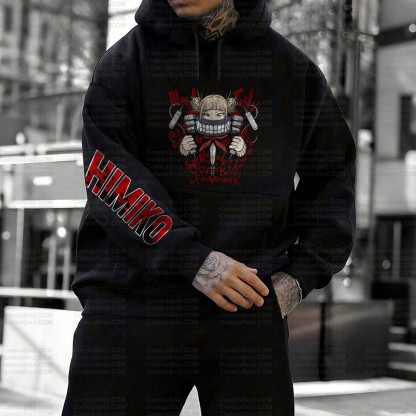 Unisex Anime Graphic Streetwear Vintage Plush Hoodie