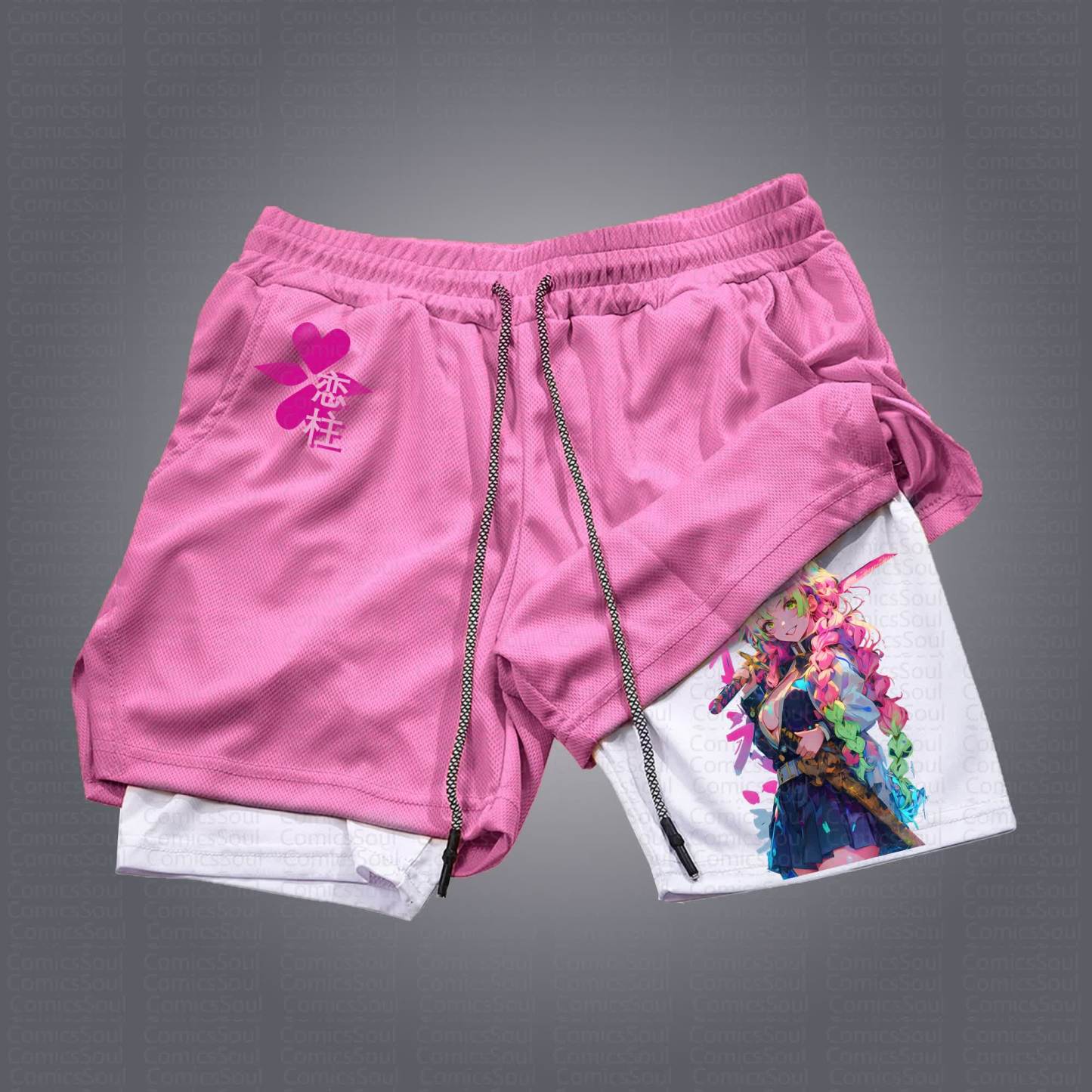 Unisex Casual Anime Streetwear Shorts 丨Demon Slayer X Pokémon