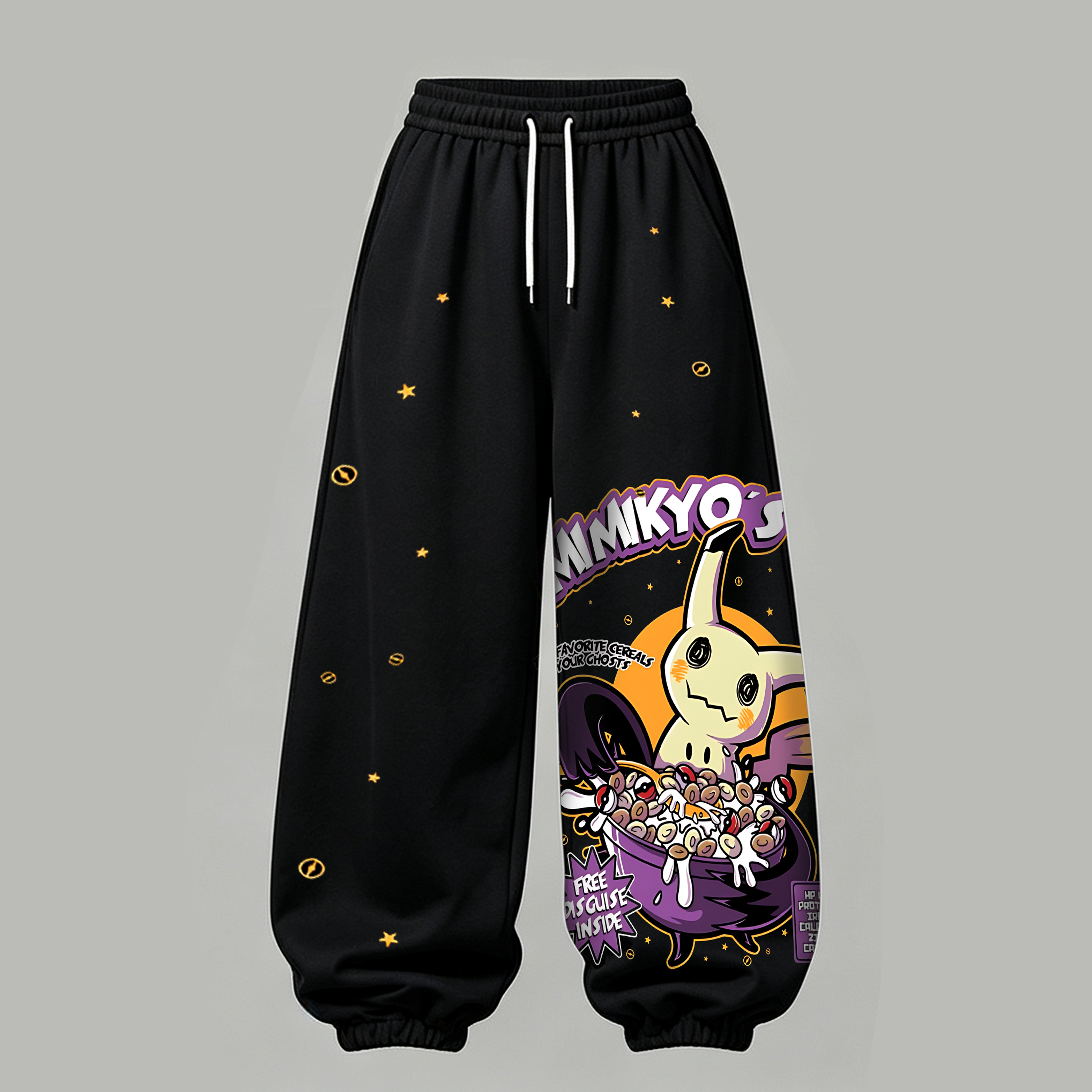 Pokémon Halloween Series Cropped Long Sleeve Hoodie & High Waist Jogger Pants Two Piece