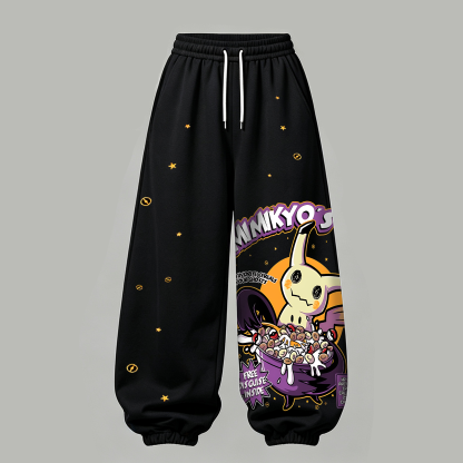 Pokémon Halloween Series Cropped Long Sleeve Hoodie & High Waist Jogger Pants Two Piece