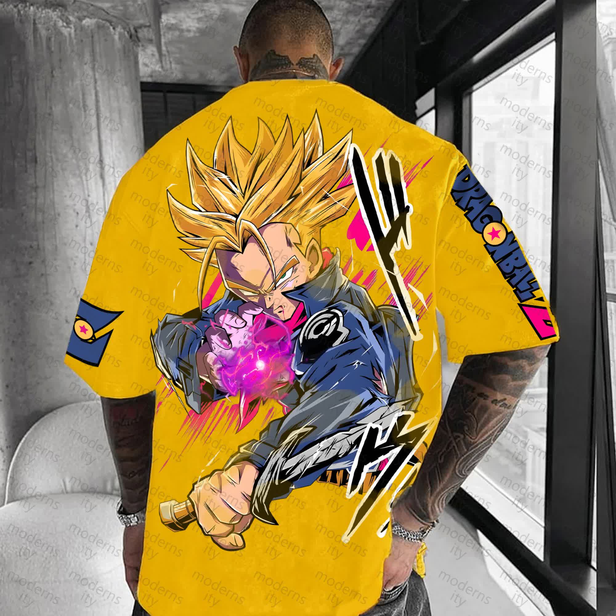 Unisex Anime"Dragon Ball" Inspired Vintage T-Shirt
