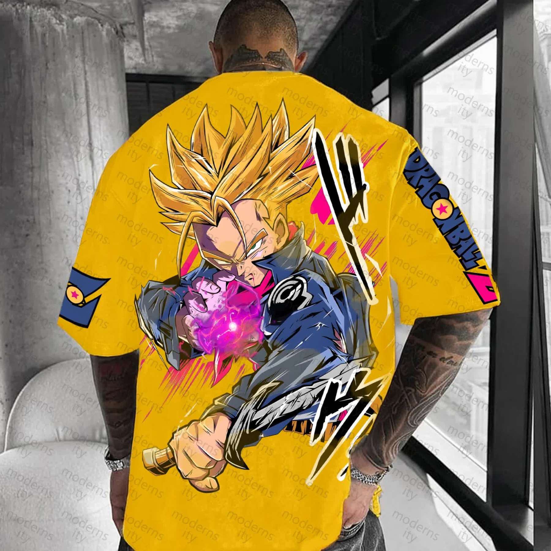 Unisex Anime"Dragon Ball" Inspired Vintage T-Shirt