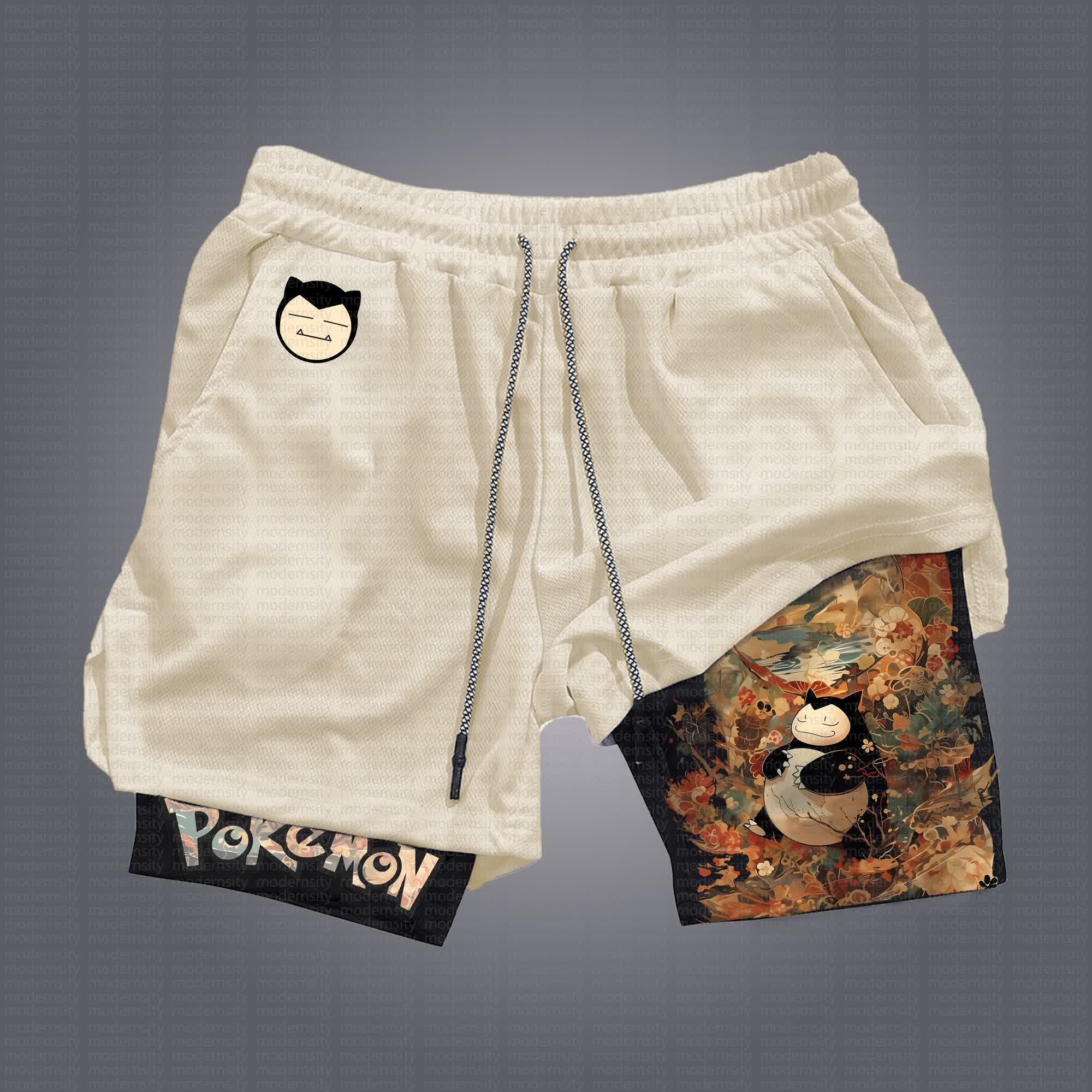 Unisex  “Pokémon” Casual Anime Streetwear Shorts