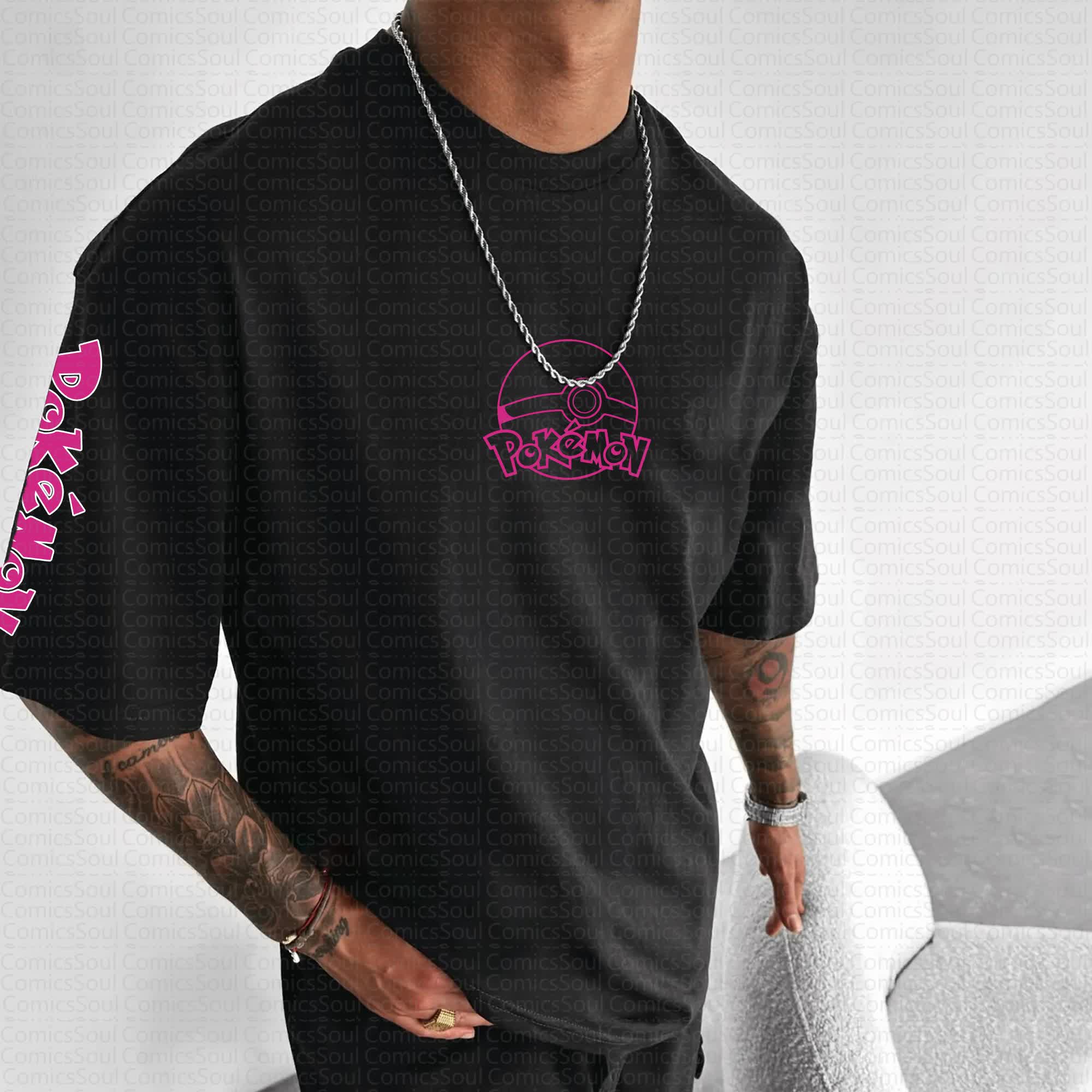 Unisex Anime Inspired Vintage T-Shirt丨Pokémon