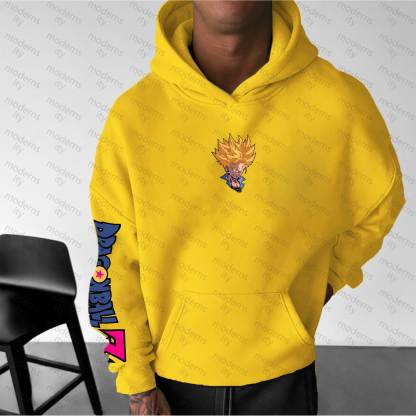 Unisex Anime“Dragon Ball” Graphic Streetwear Vintage Hoodie