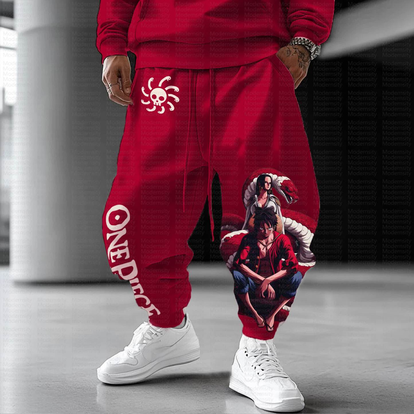 Unisex “One Piece”Anime Printed Gift Oversized Harem Pants