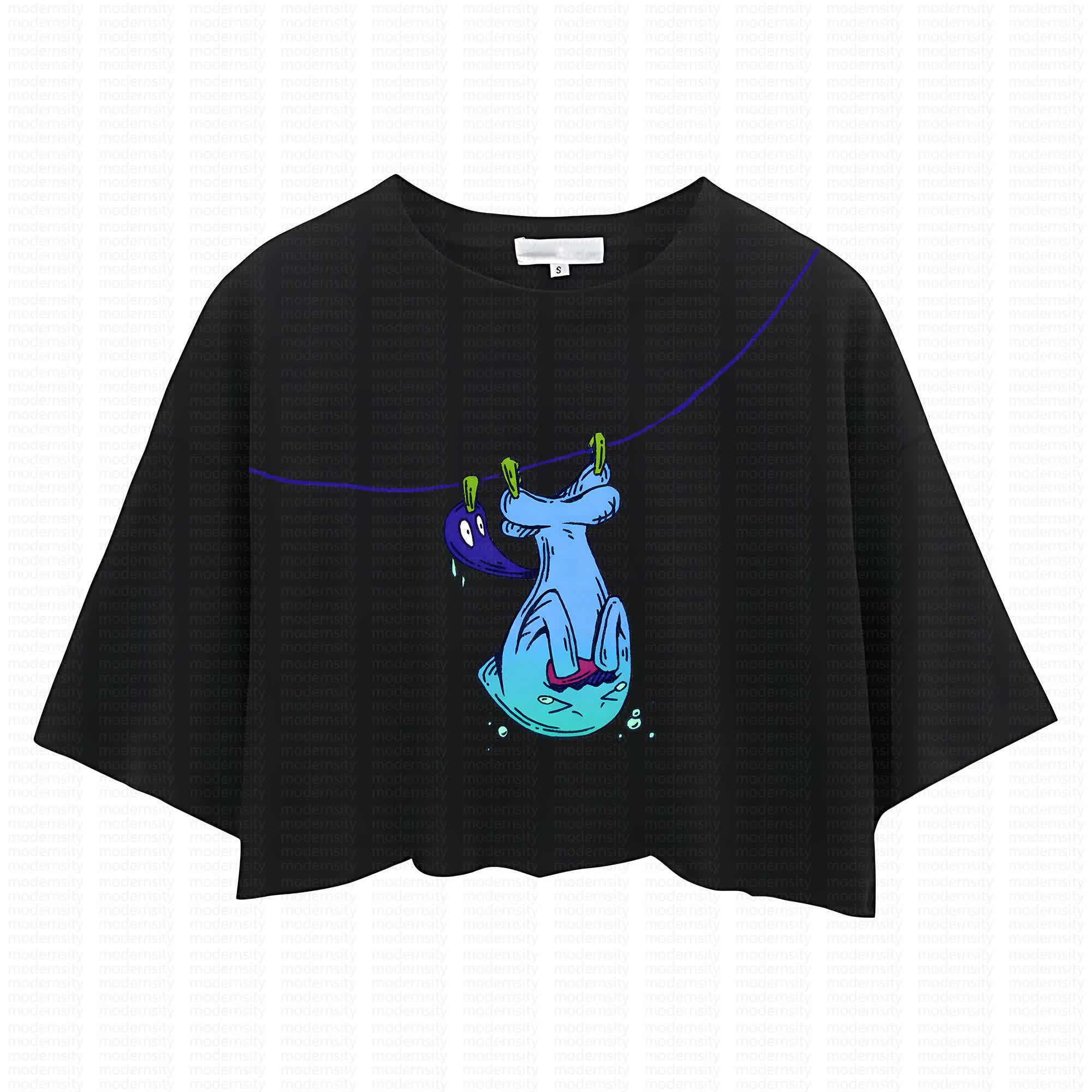 Cute and playful "Pokémon" summer women's cropped top