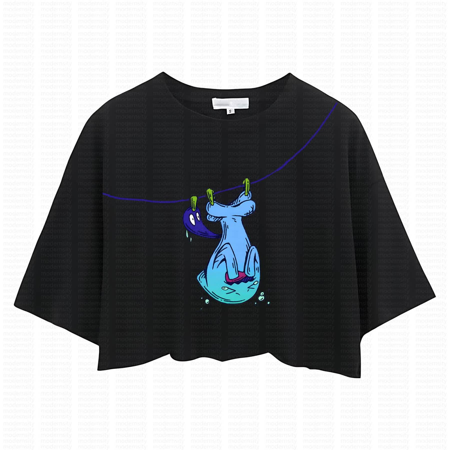 Cute and playful "Pokémon" summer women's cropped top