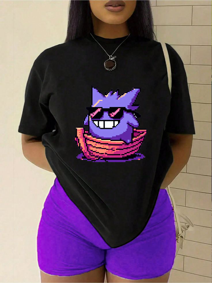 Unisex "Pokémon" Anime Inspired Vintage T-Shirt