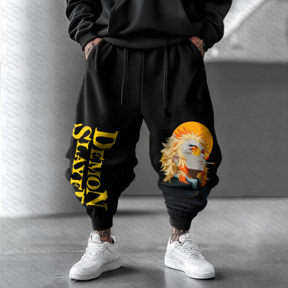Unisex  Casual Anime Streetwear Pants