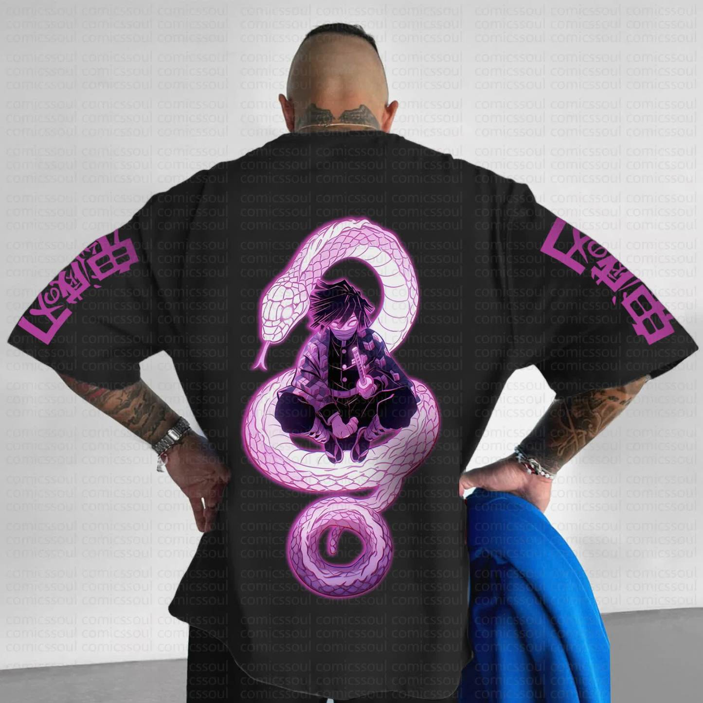 Unisex Anime Inspired Vintage T-Shirt丨Demon Slayer X Pokémon