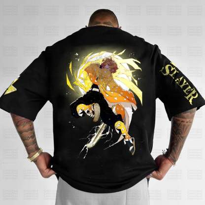 Unisex Anime Inspired Vintage T-Shirt丨Demon Slayer