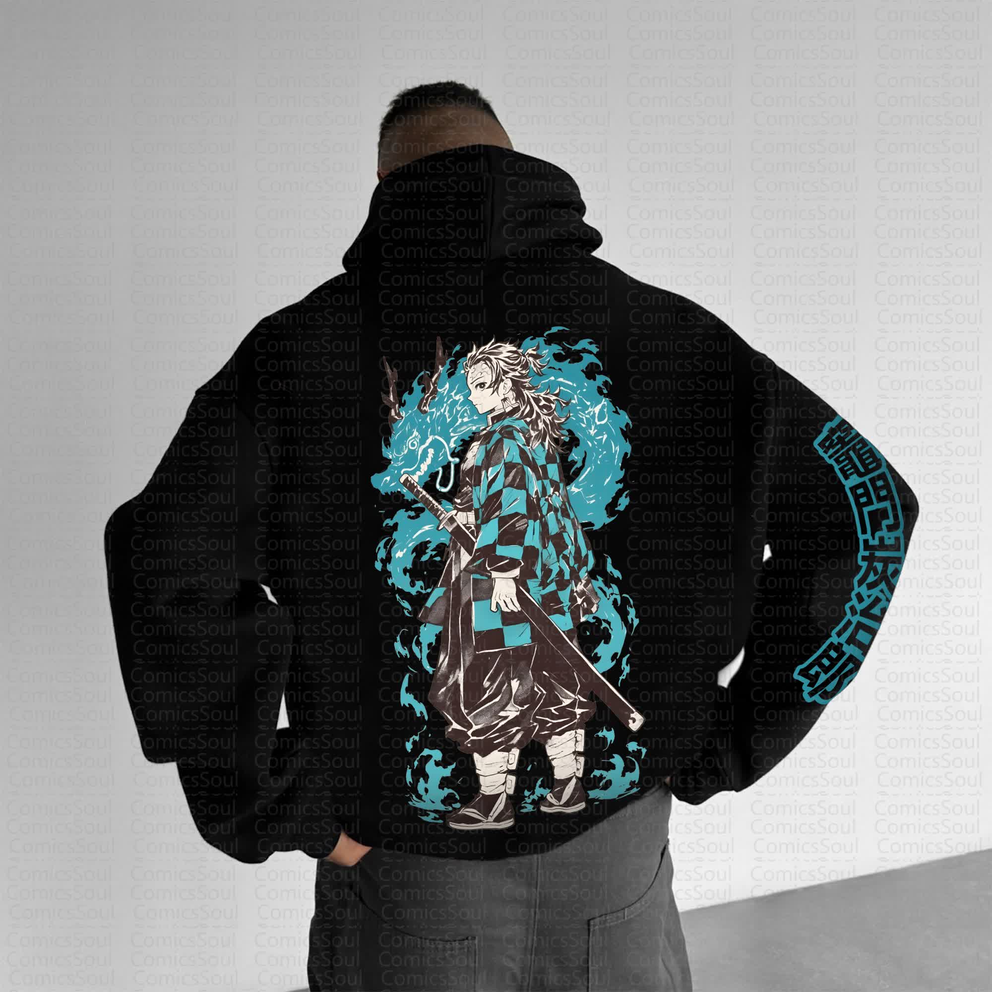 Unisex Anime Graphic Streetwear Vintage Hoodie丨Demon Slayer