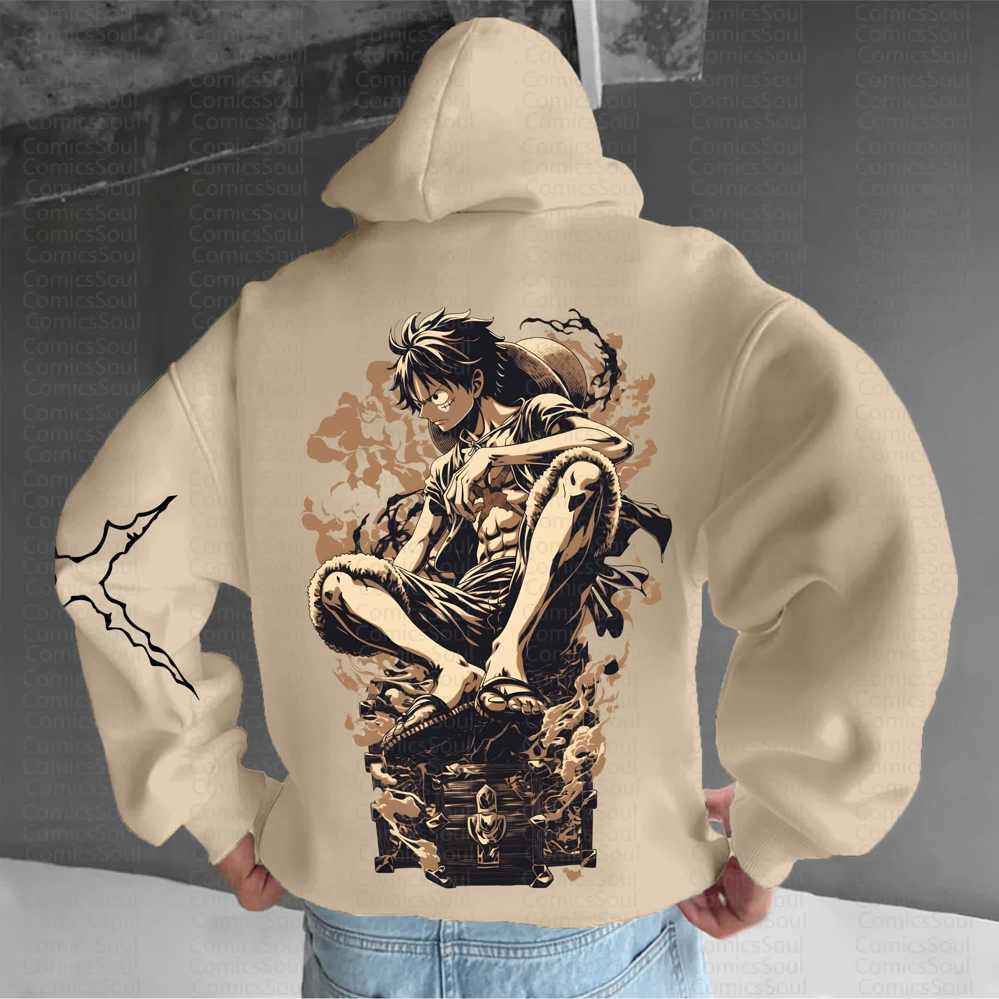 Unisex Anime Graphic Streetwear Vintage Hoodie丨One Piece