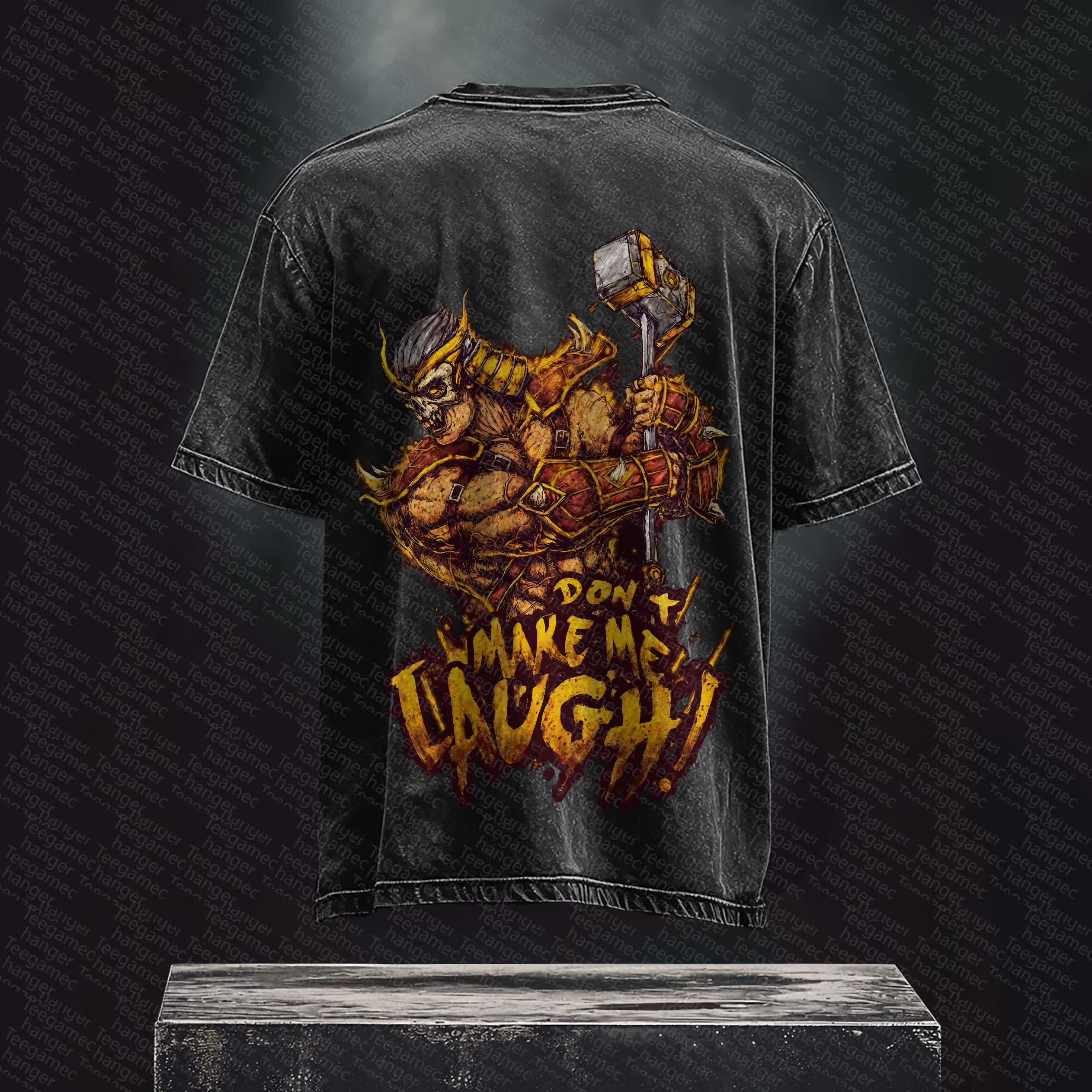 Unisex  Inspired Vintage Washed T-Shirt丨 Mortal Kombat