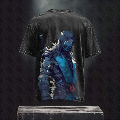 Unisex  Inspired Vintage Washed T-Shirt丨 Mortal Kombat