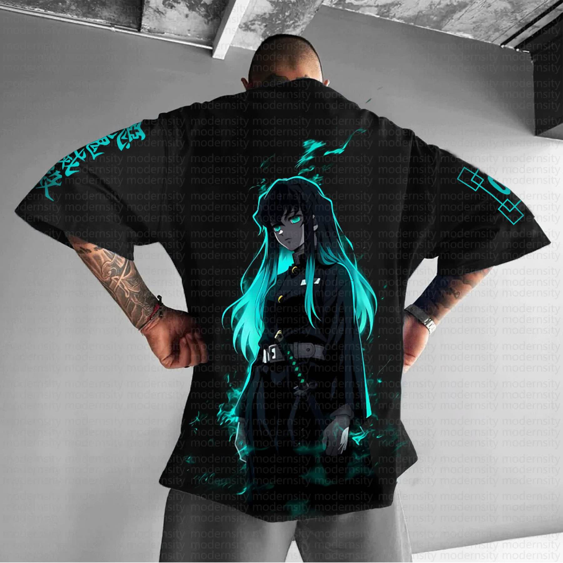 Unisex Anime Inspired Vintage T-Shirt丨Demon Slayer X Pokémon