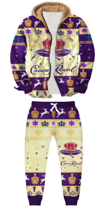 Unisex Fake Two Gradient Plaid Long-Sleeved Shirts Jacket Set