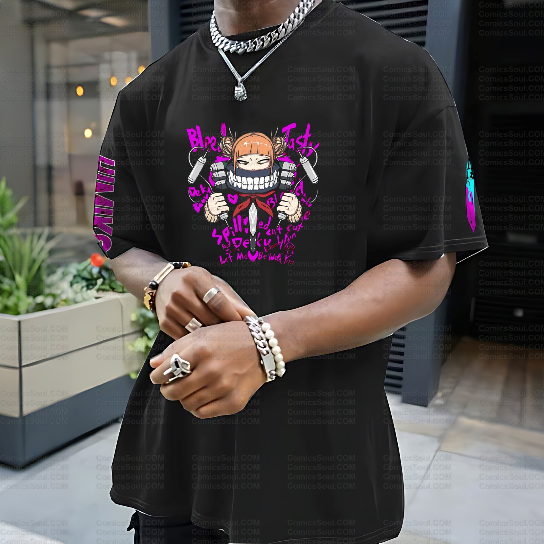 Unisex Anime Inspired Vintage T-Shirt