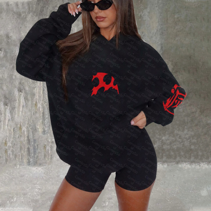 "Demon Slayer" Anime Inspired Vintage Hoodie