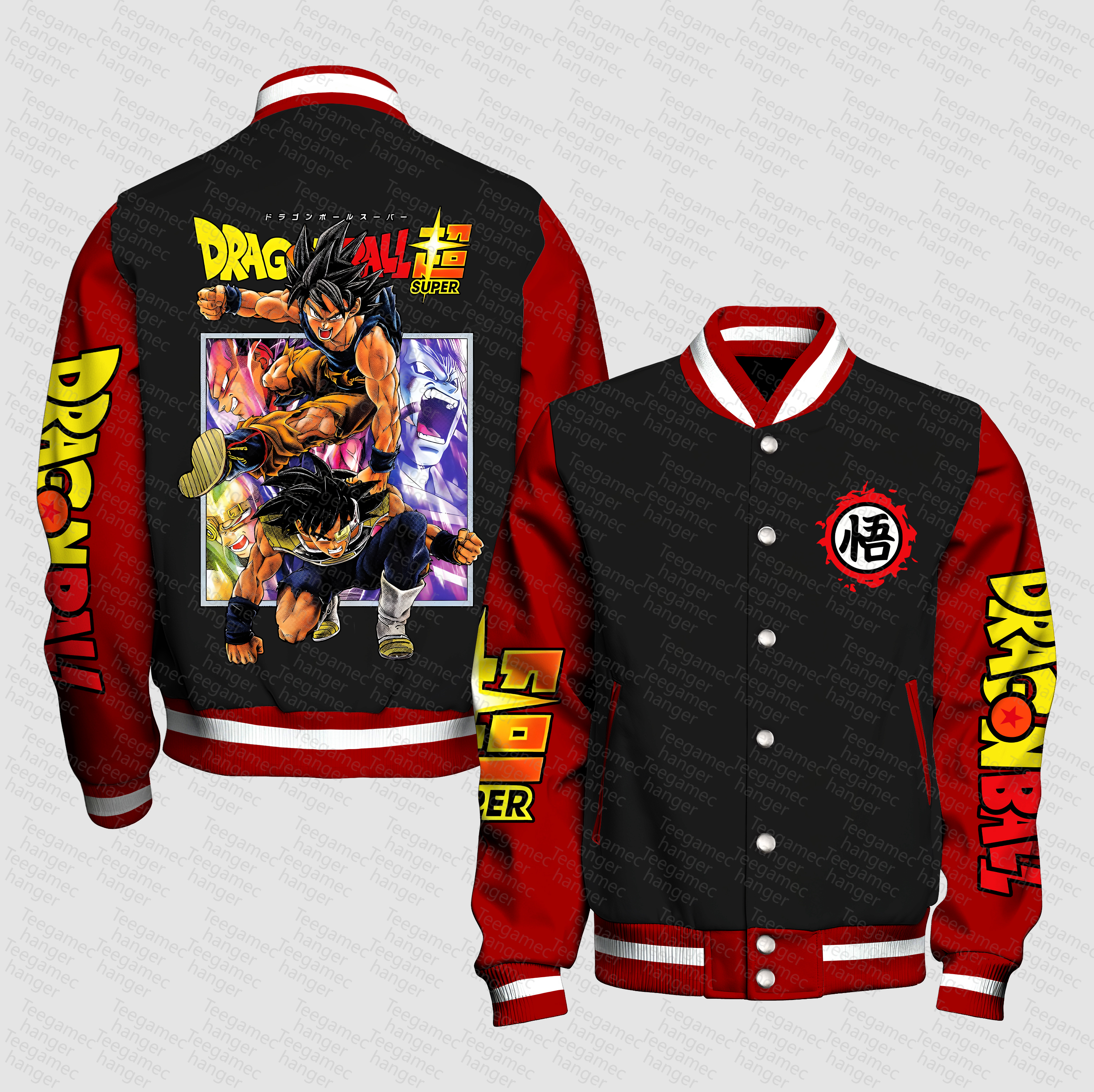Unisex Vintage Anime Graphic Jacket