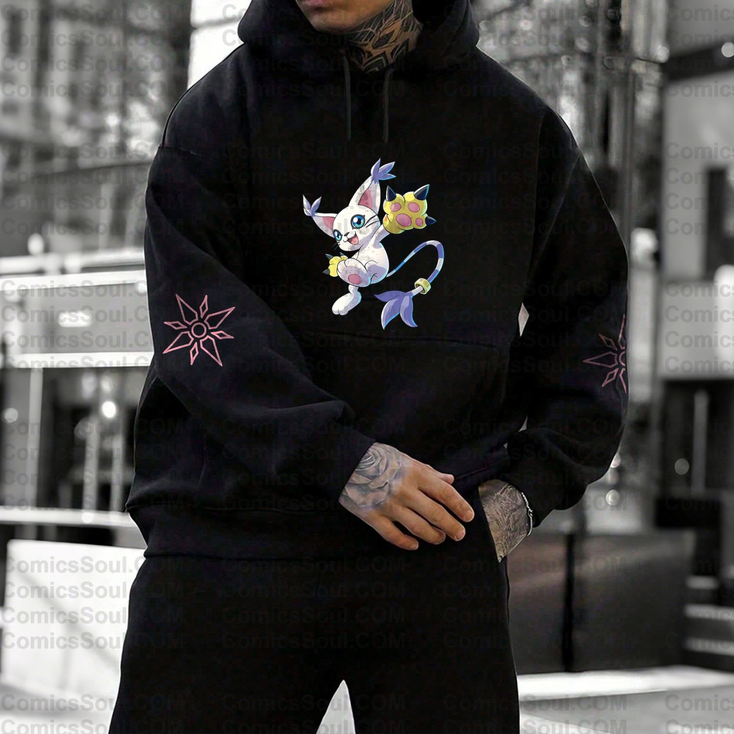 Unisex Anime Graphic Streetwear Vintage Hoodie