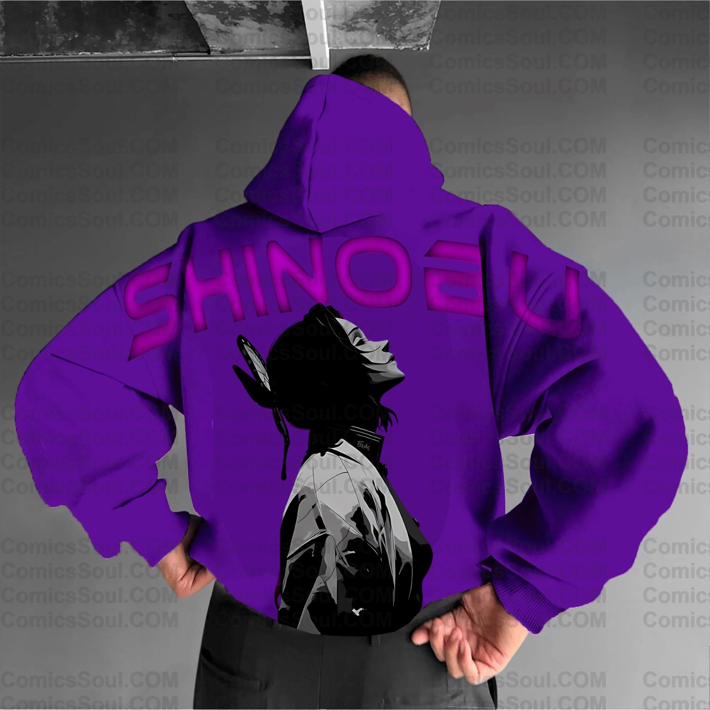 Unisex Anime Graphic Streetwear Vintage Hoodie