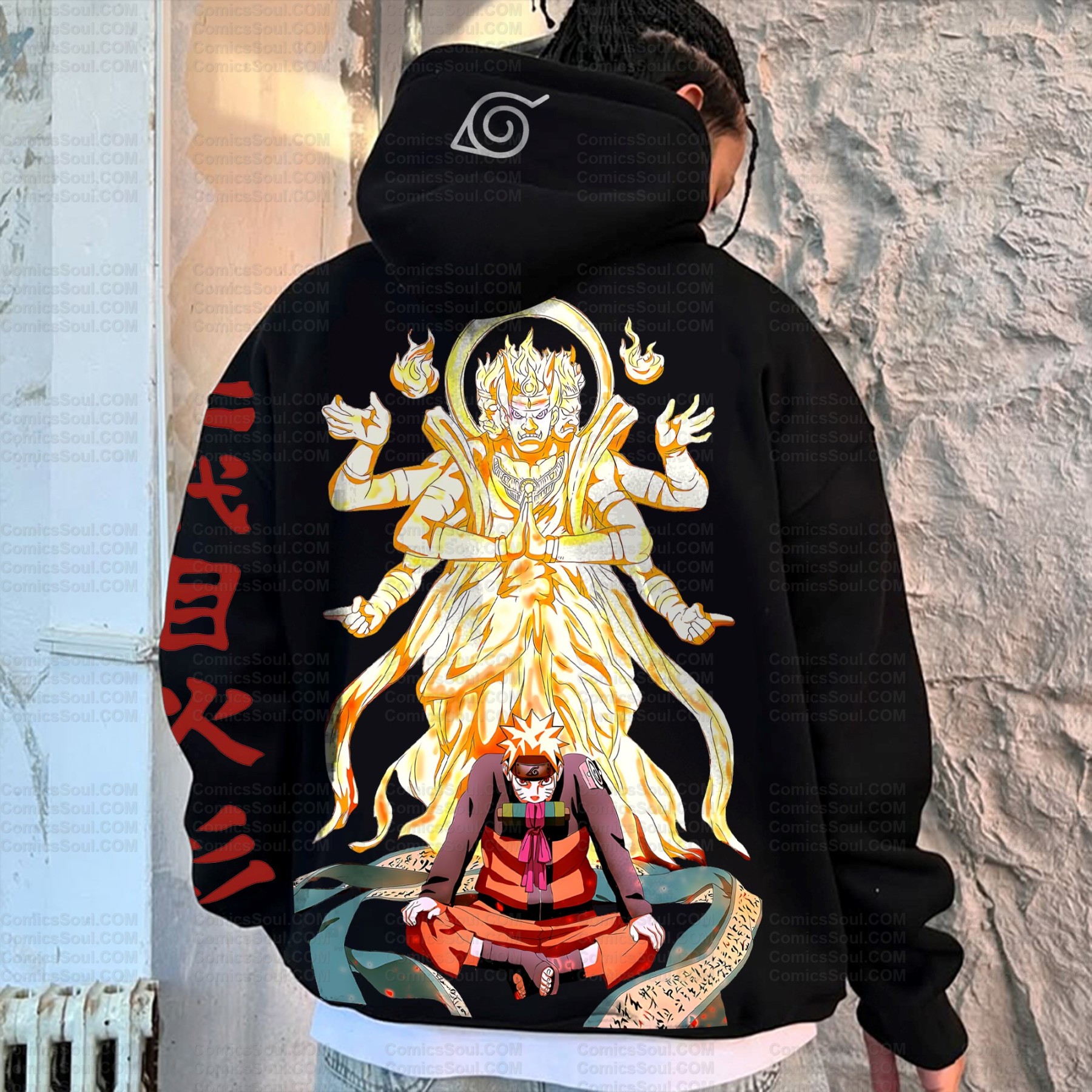 Unisex Graphic Streetwear Vintage Plush Hoodie