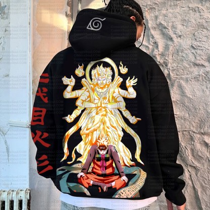 Unisex Graphic Streetwear Vintage Plush Hoodie