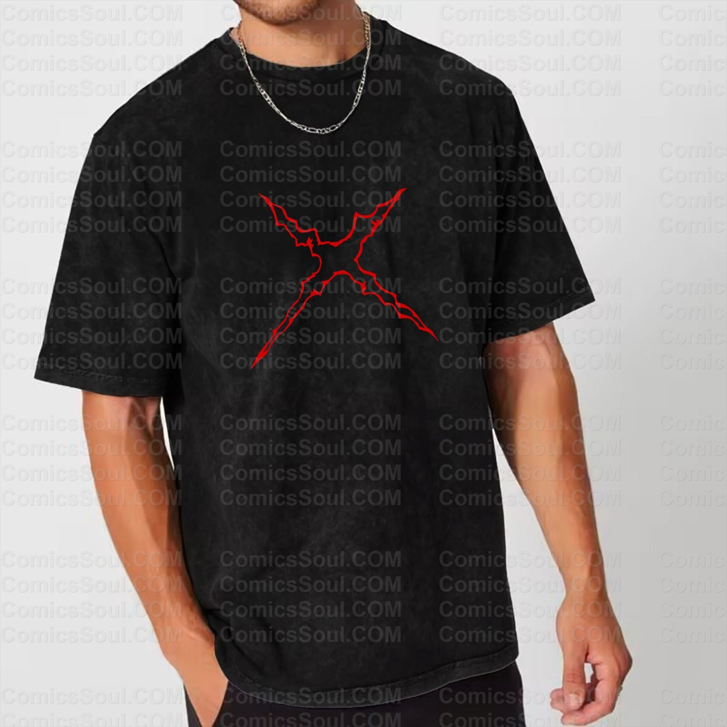 Vintage 3D Direct Inkjet Printed Washed Unisex T-Shirt