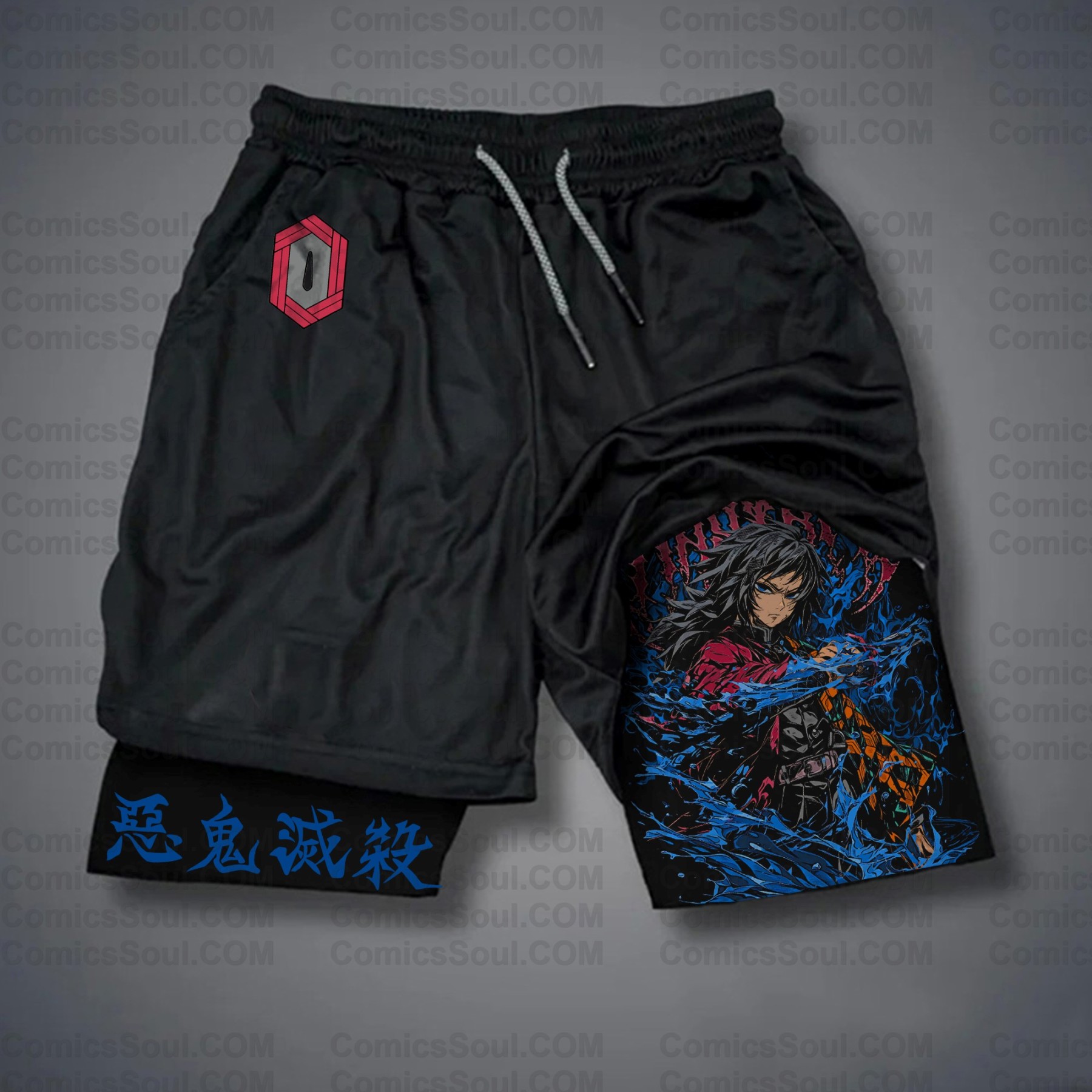 Unisex “ Demon Slayer: Kimetsu no Yaiba” Casual Streetwear Shorts