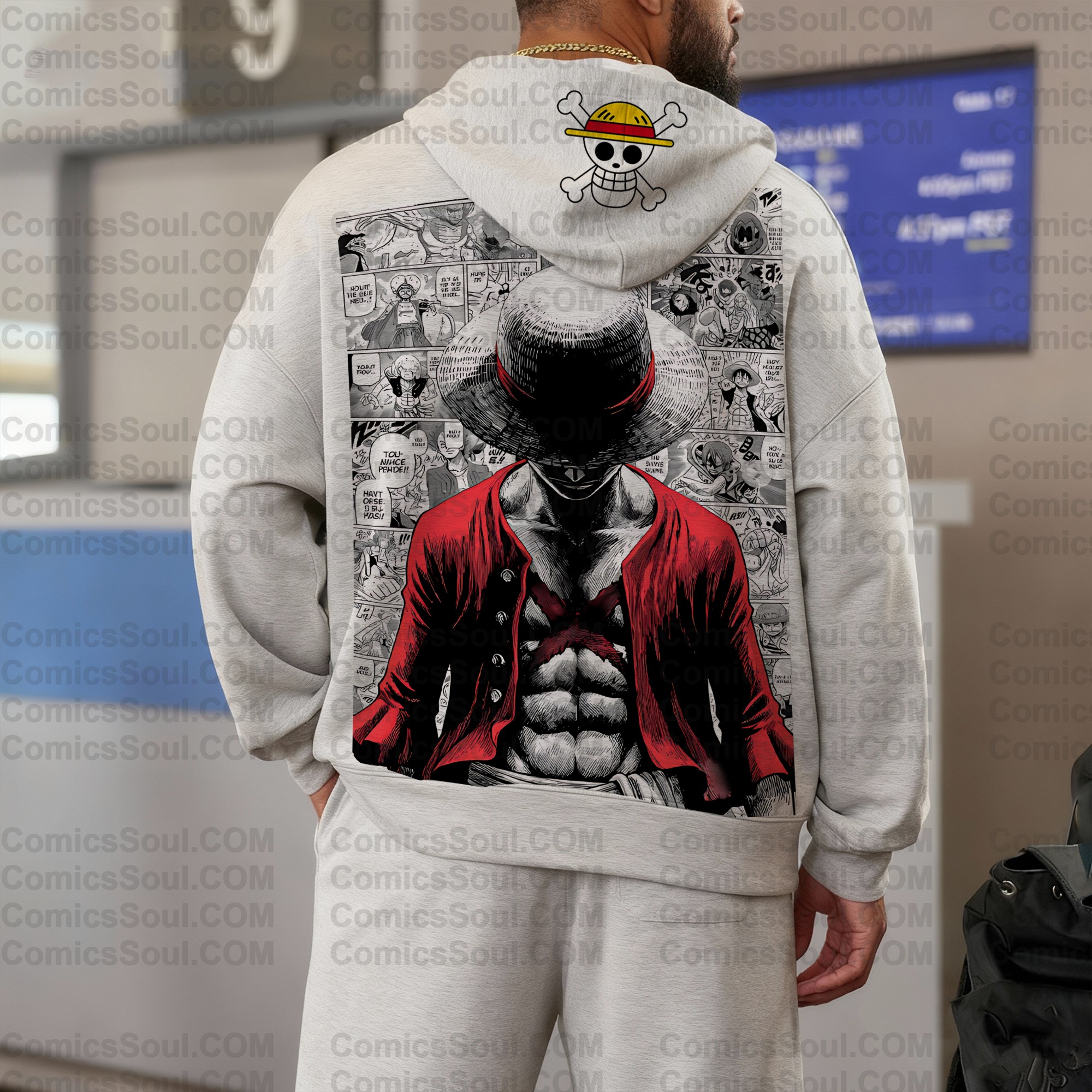 Unisex Graphic Streetwear Vintage Zipper Cardigan Plush Hoodie