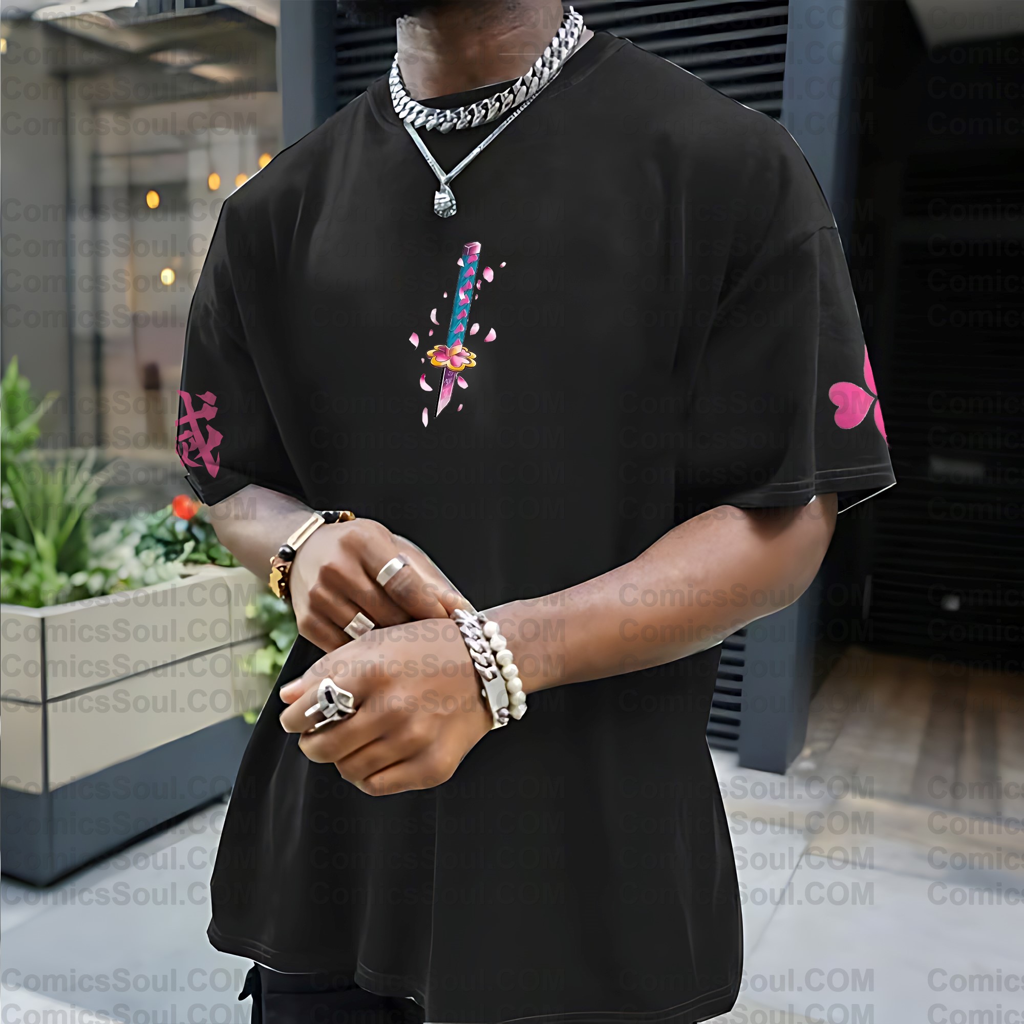 Unisex  " Demon slayer " Anime Inspired Vintage T-Shirt