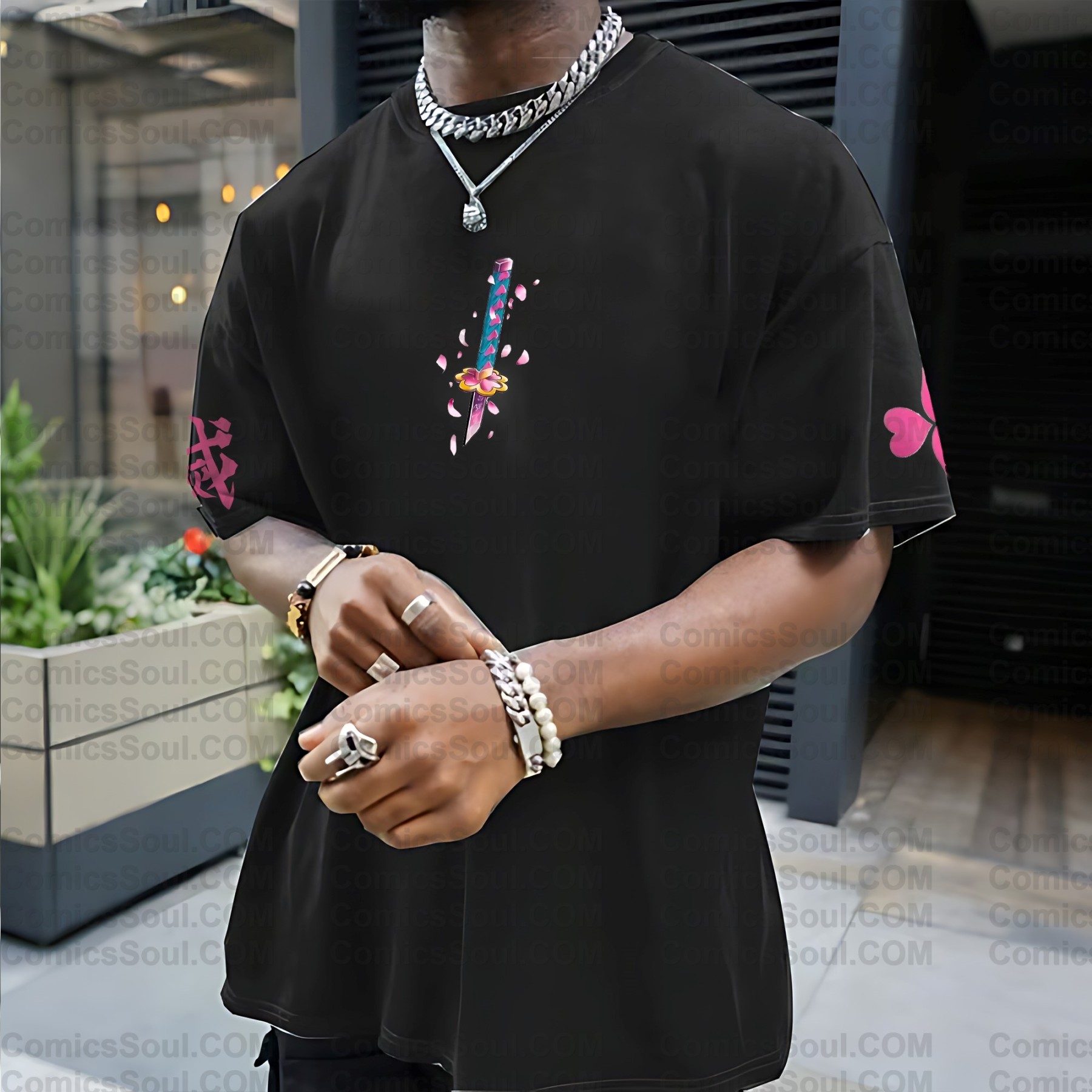 Unisex  " Demon slayer " Anime Inspired Vintage T-Shirt