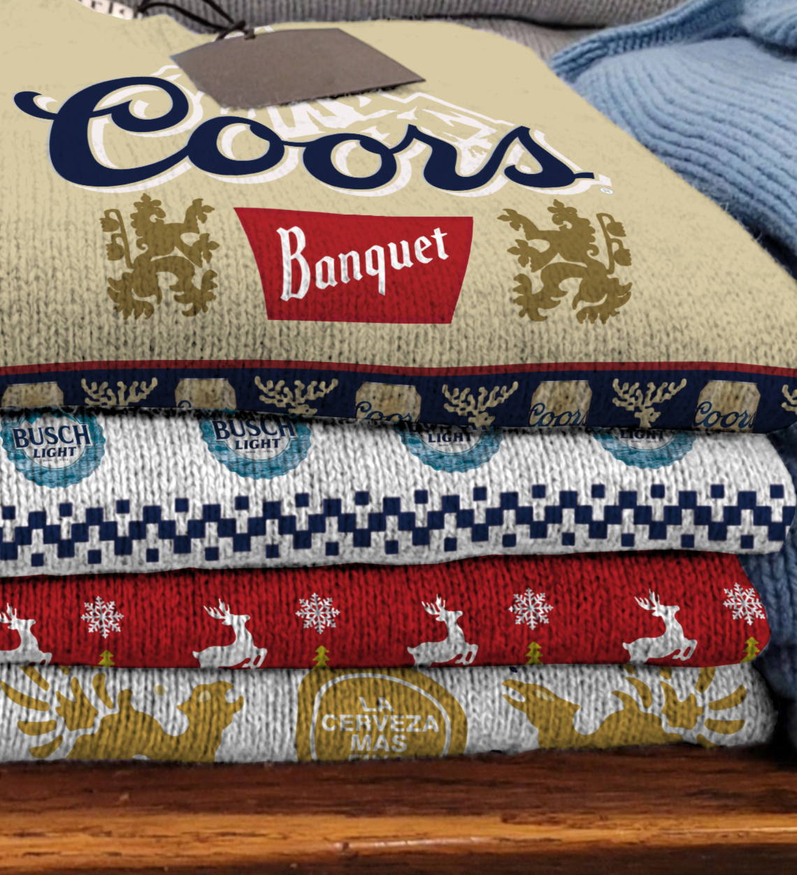 Unisex Christmas 1/4 Zip Stand Fleece Collar Thick Sweatshirt & Sweatpant