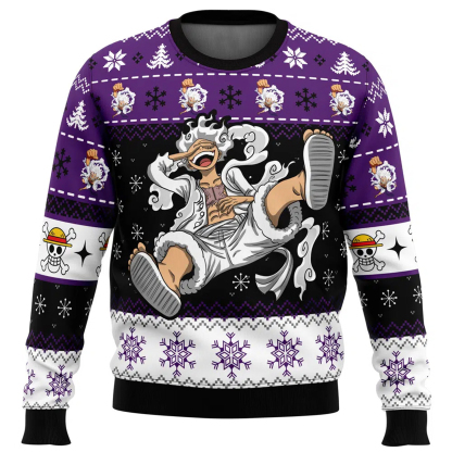 Unisex Anime Ugly Christmas Sweater