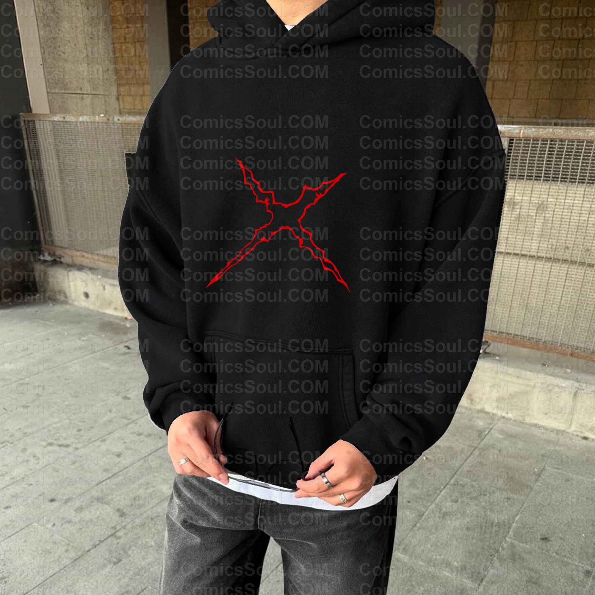 Vintage 3D Direct Inkjet Printed Washed Unisex Plush Hoodie