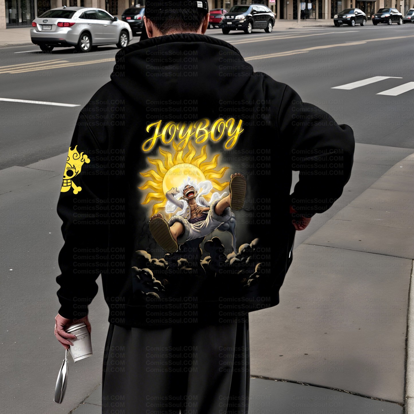 Unisex Graphic Streetwear Vintage Zipper Cardigan Plush Hoodie