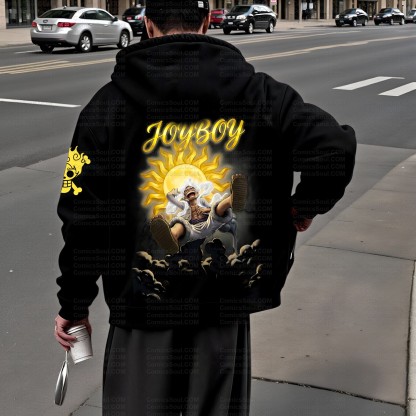 Unisex Graphic Streetwear Vintage Zipper Cardigan Plush Hoodie