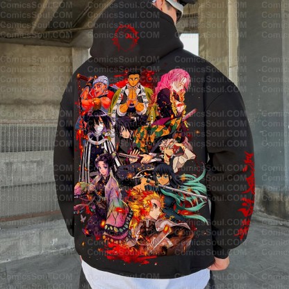 Unisex Anime Graphic Streetwear Vintage Hoodie| KNY
