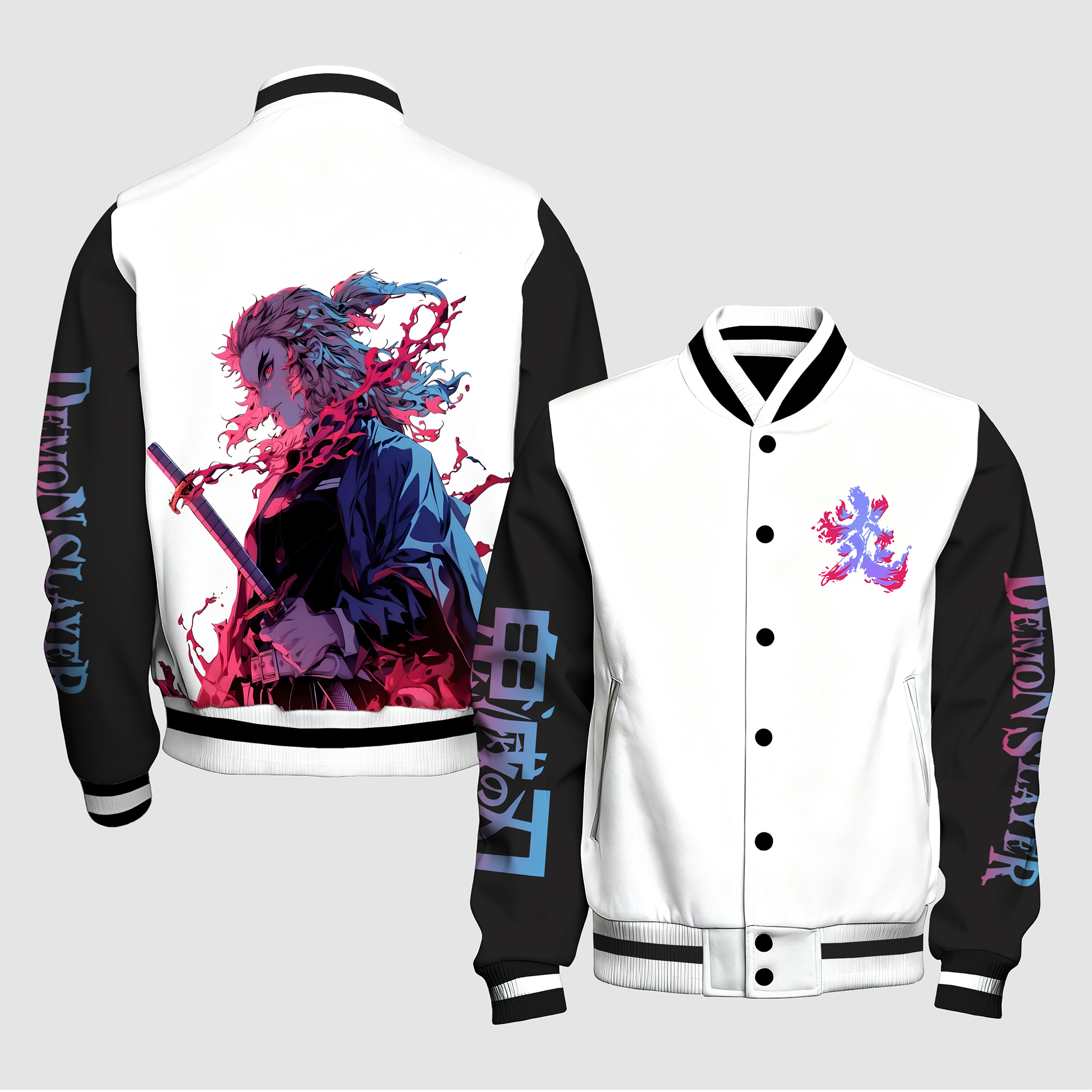 Unisex Vintage Anime Graphic Jacket