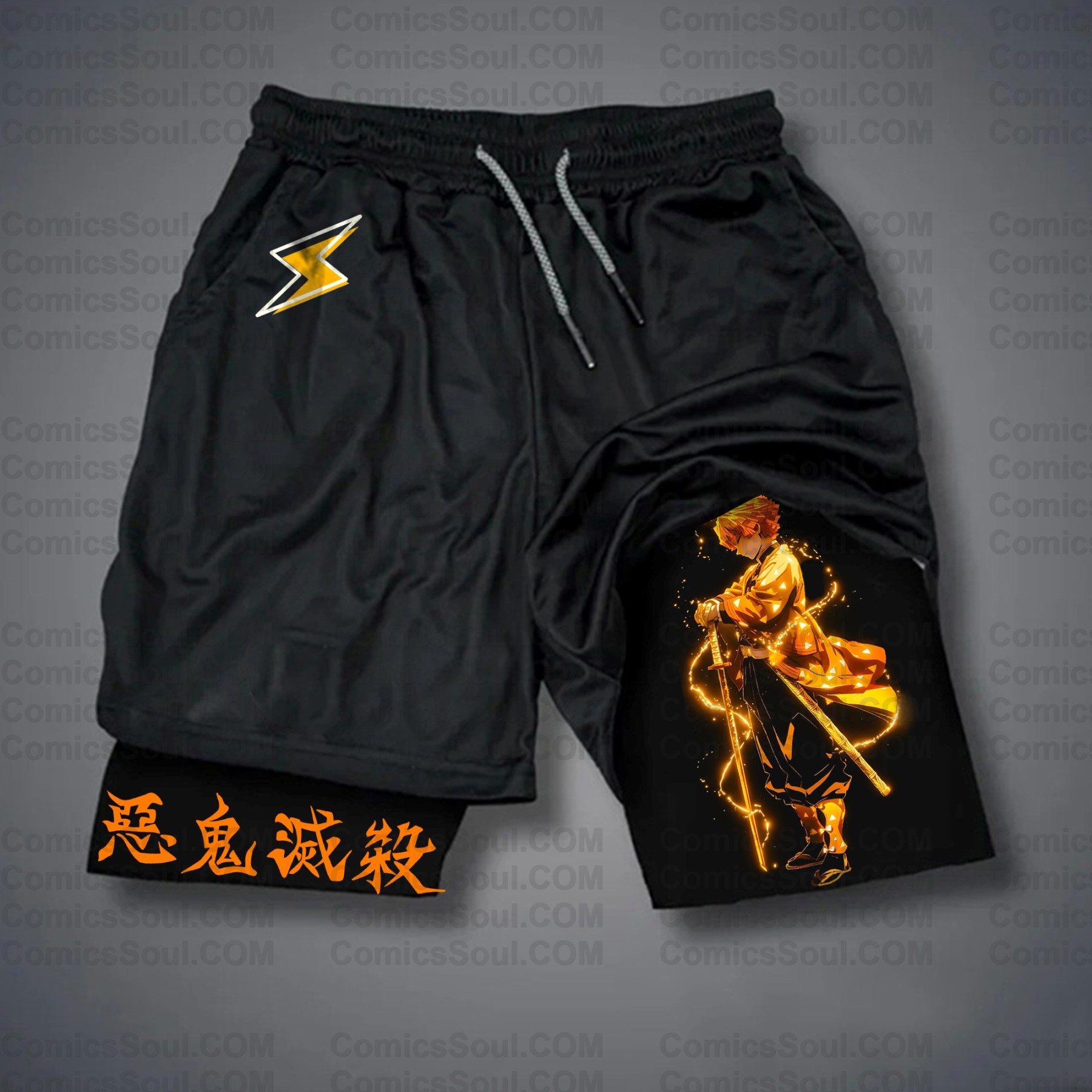 Unisex “ Demon Slayer: Kimetsu no Yaiba” Casual Streetwear Shorts