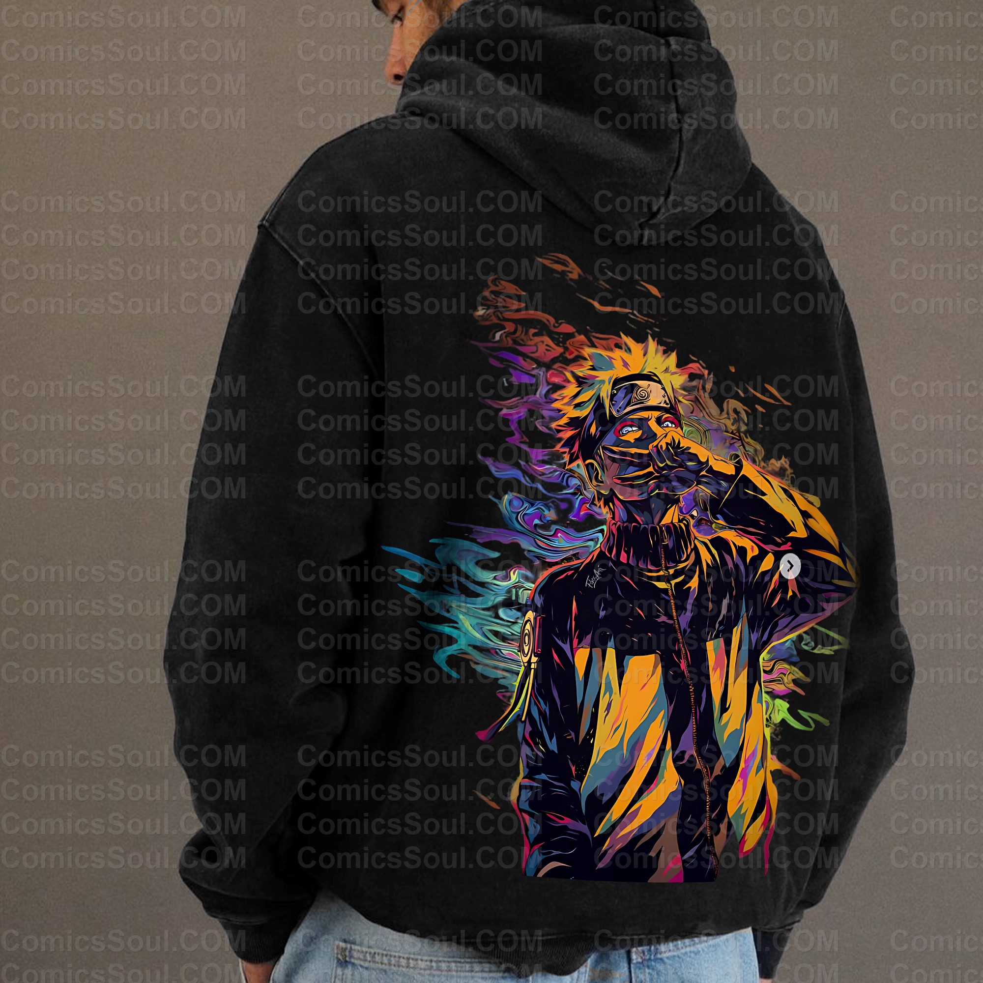 Vintage 3D Direct Inkjet Printed Washed Unisex Plush Hoodie
