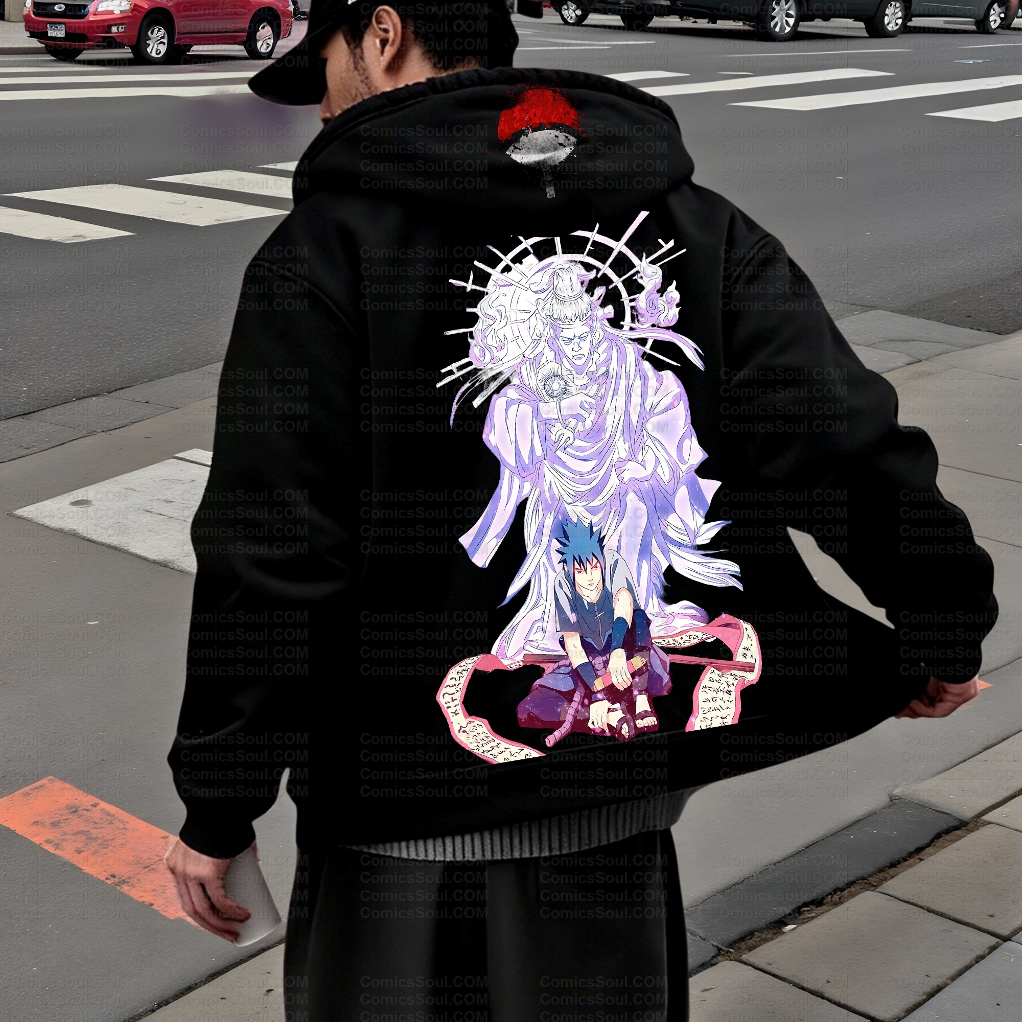 Unisex Graphic Streetwear Vintage Zipper Cardigan Plush Hoodid