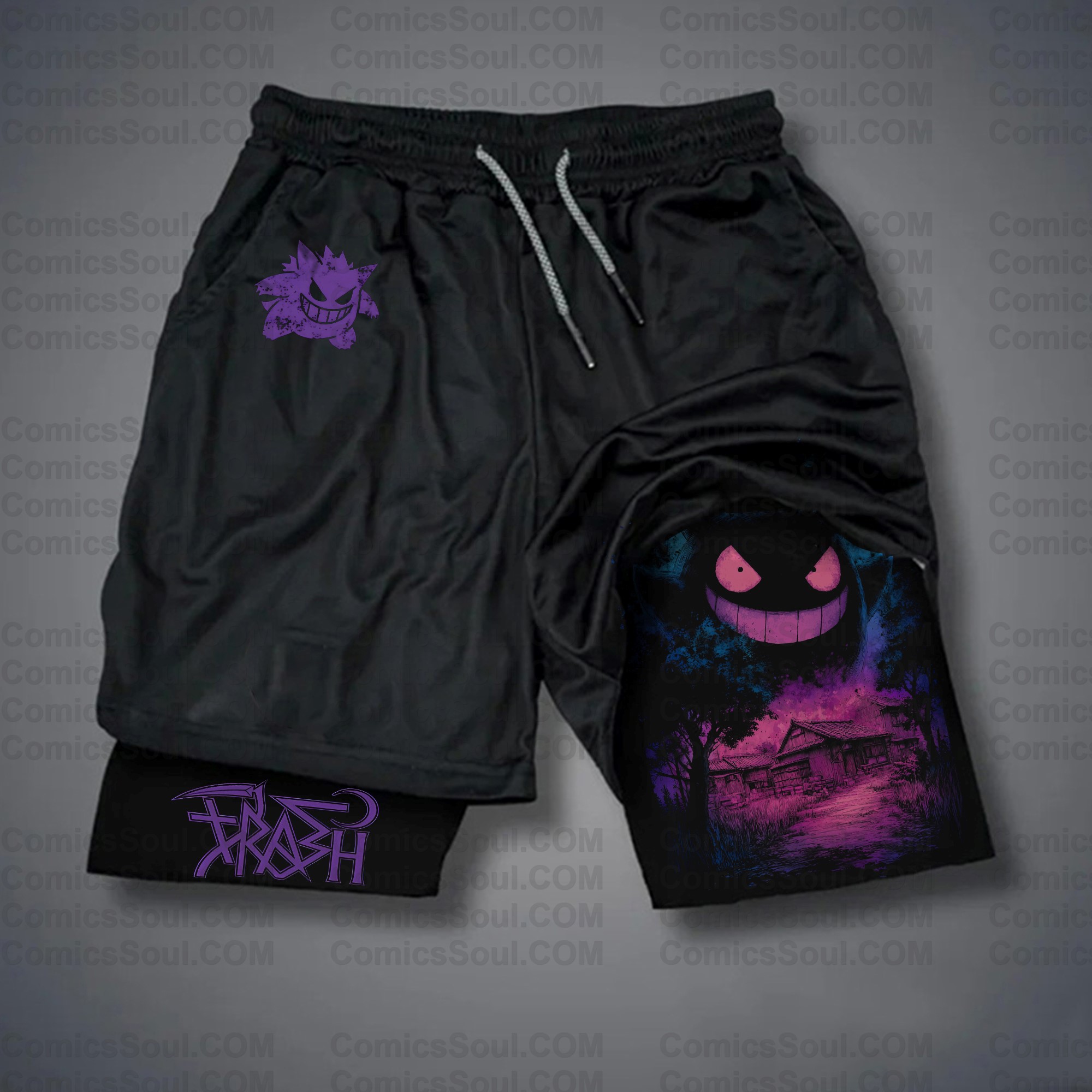 Unisex Casual Anime Streetwear Shorts