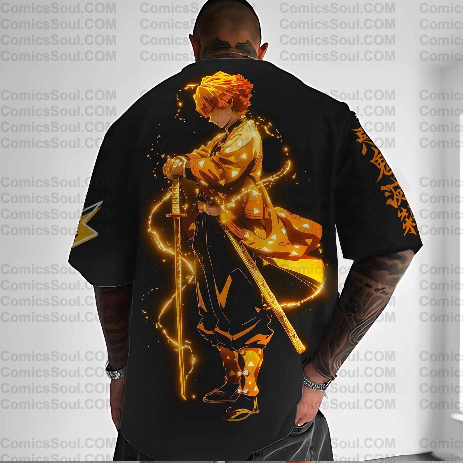 Unisex "Demon Slayer" Anime Inspired Vintage T-Shirt