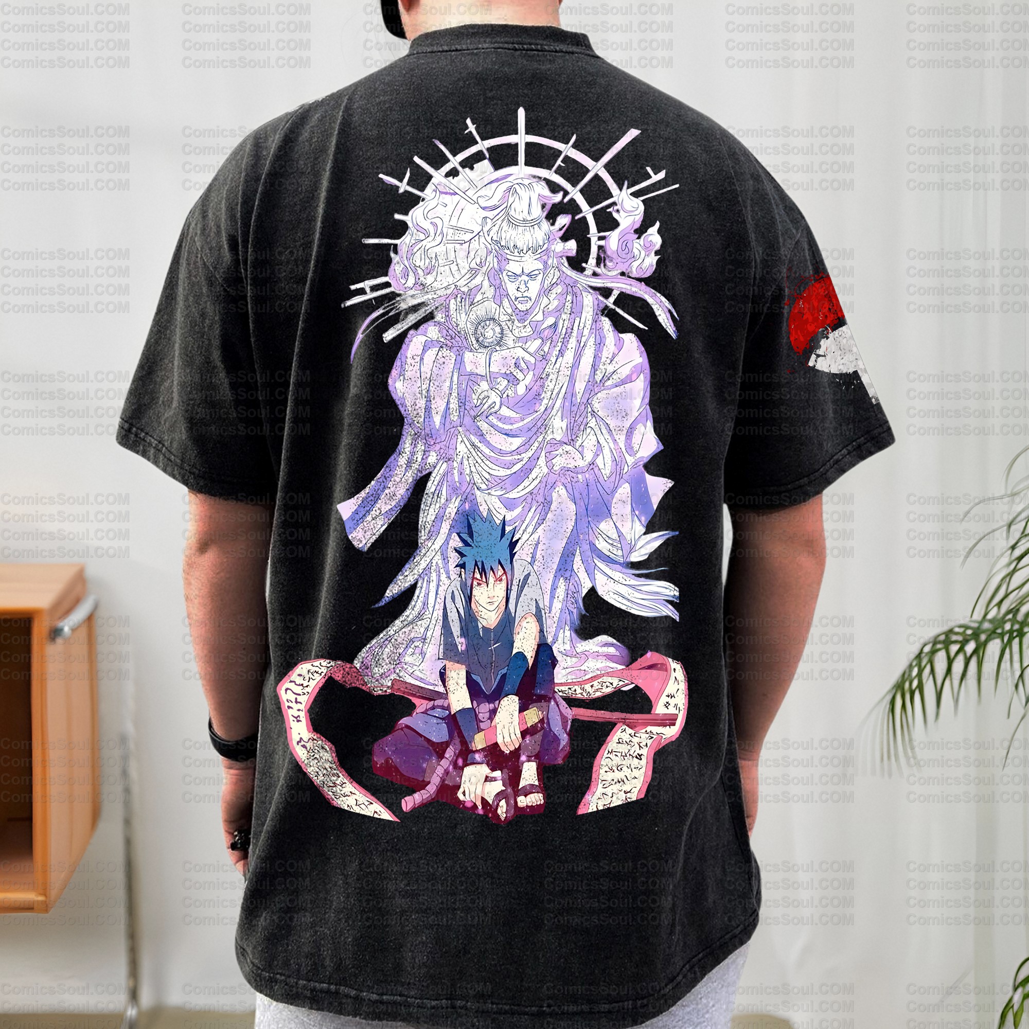 Printed Unisex Washed T-Shirt